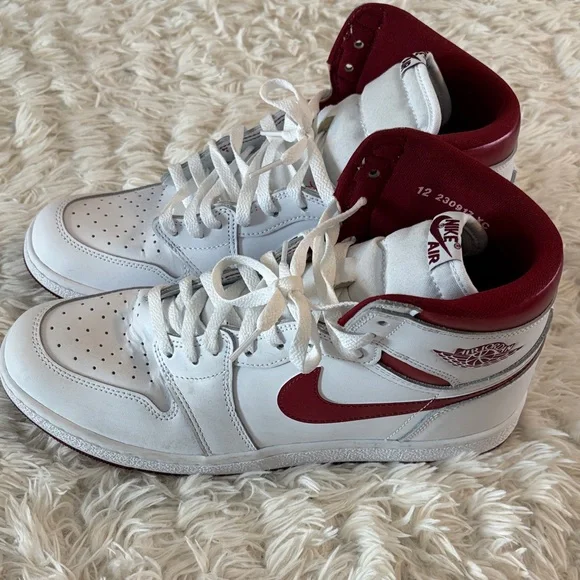 Nike White and Red Athletic Shoes - Picture 1 of 5